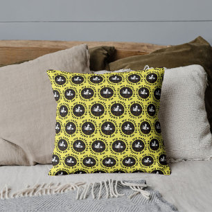 Oh, mein Kaffee Funny Chat gelb Kissen