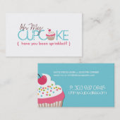 Oh mein kleiner Kuchen Visitenkarte (Vorne/Hinten)