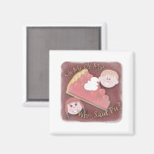 Oh mein Kuchen! Magnet (Vorderseite/Rückseite)