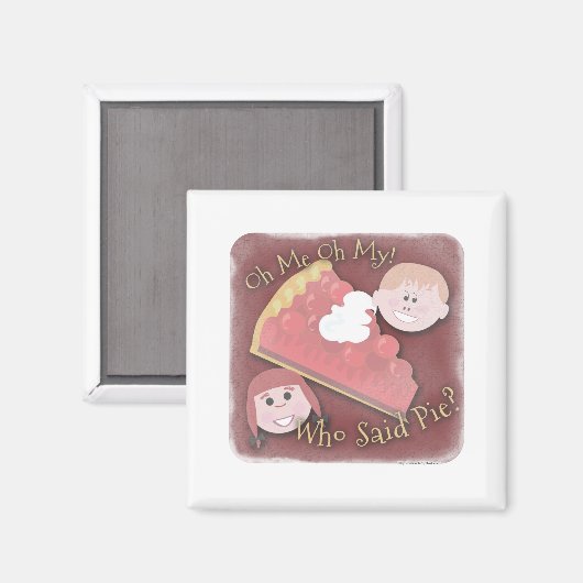 Oh mein Kuchen! Magnet (Vorderseite/Rückseite)