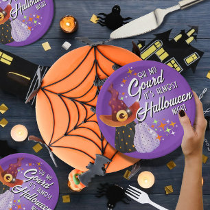 Oh mein Kürbis, Halloween ist fast da  Dessert Tel Pappteller