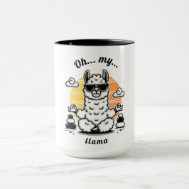 Oh mein Lama, starte deinen Tag mit Humor und Halt Tasse