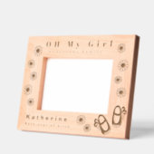 Oh mein Mädchen Baby Geätzte Rahmen (Links)