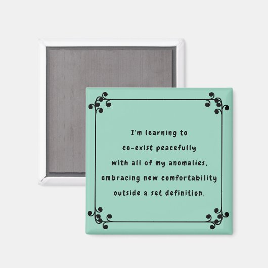 Oh mein Mantra Magnet (Vorderseite/Rückseite)