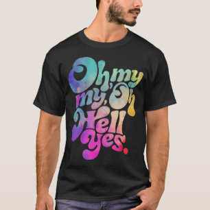 Oh mein mein oh Himmel ja Vintage-Stile Musik rock T-Shirt