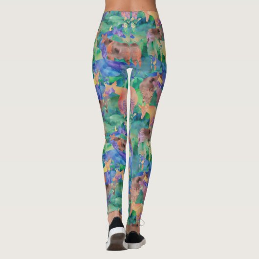 Oh mein, Okapi! Leggings (Rückseite)