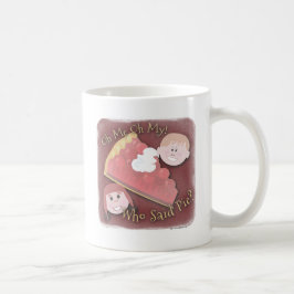 Oh mein Pie Kitsch Cartoon Fun Food Slogan Kaffeetasse