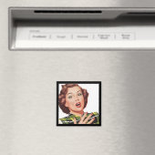 "Oh, mein!" RETRO HOUSEWIFIFF MAGNET (In Situ (Geschirrspüler))