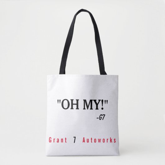 "Oh mein! "Tasche Tasche (Vorderseite)