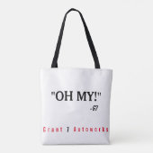 "Oh mein! "Tasche Tasche (Rückseite)