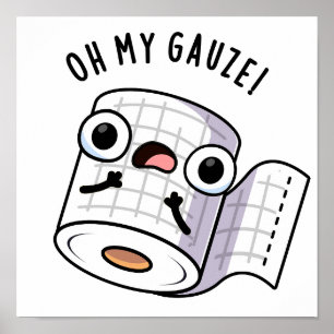 Oh mein Verband Lustiger Erste-Hilfe-Wortwitz  Poster