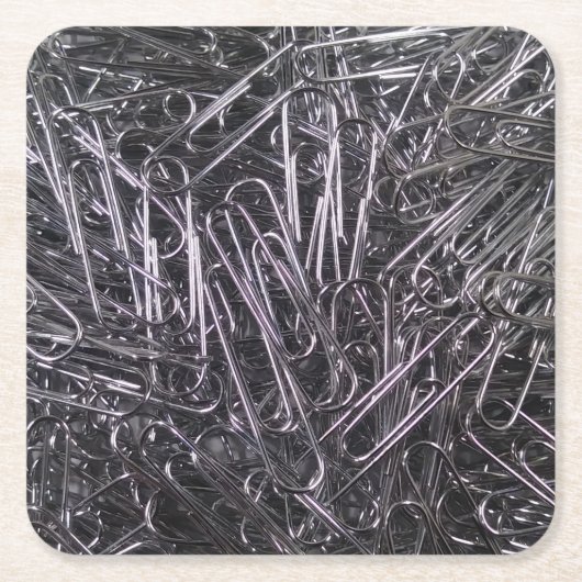 Oh mein, viele Paperclips Untersetzer Set (Vorderseite)