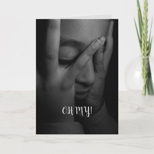 OH MEINE BELATED BIRTHDAY CARD DANKESKARTE (Vorderseite)