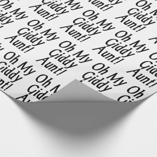 Oh meine Giddy-Tante! Geschenkpapier (Ecke)