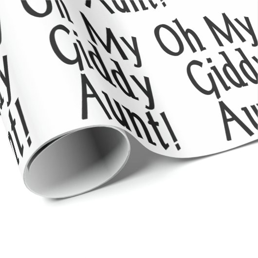 Oh meine Giddy-Tante! Geschenkpapier (Rolleneckpunkt)