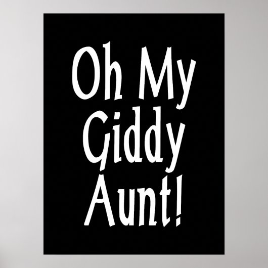 Oh meine Giddy-Tante! Poster (Vorne)