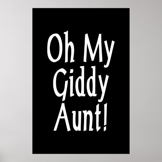Oh meine Giddy-Tante! Poster (Vorne)