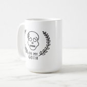Oh meine Goth Tasse (Vorderseite Links)