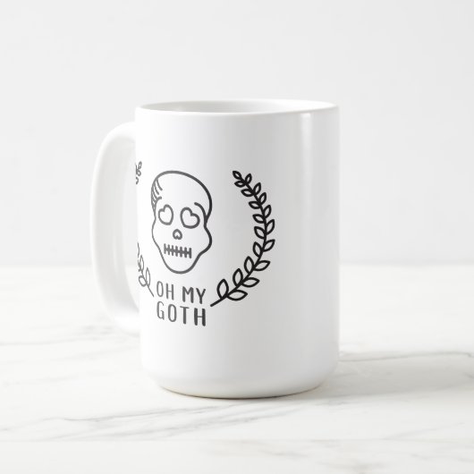 Oh meine Goth Tasse (Vorderseite Links)