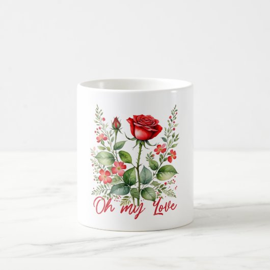 Oh meine Rose Kaffeetasse (Mittel)