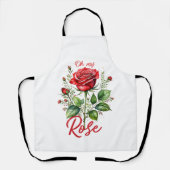 Oh meine Rose Schürze (Vorderseite)