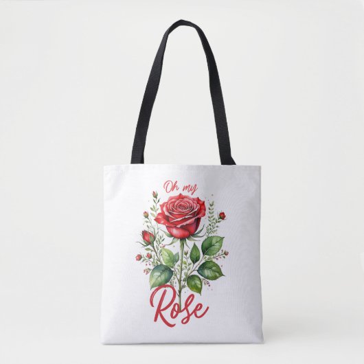 Oh meine Rose Tasche (Vorderseite)