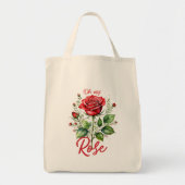 Oh meine Rose Tragetasche (Vorne)