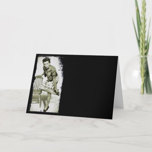 "Oh, meine schmerzenden Füße Karte (Vorderseite)