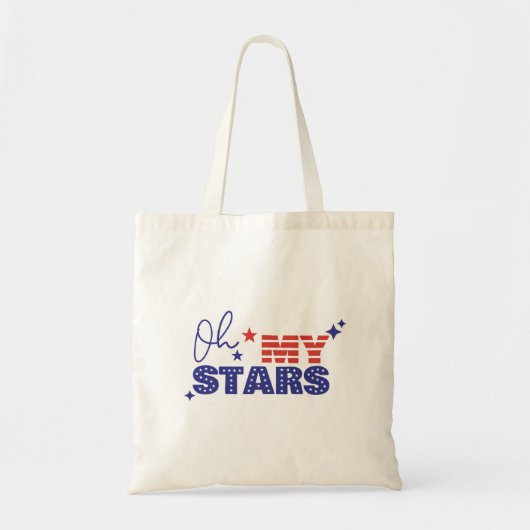 Oh meine Sterne US-Flagge Tragetasche (Vorne)