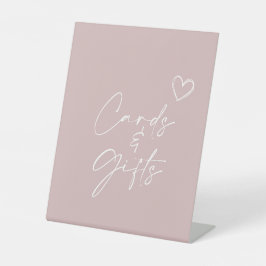 Oh, Minimalistische Kinderduschkarten und Geschenk Sockelschild