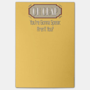 Oh Mist! Lustige Geschenk-Ideen Post-it Klebezettel