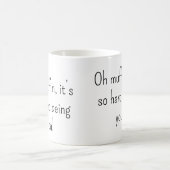 Oh Muffin Snarky Tasse (Mittel)