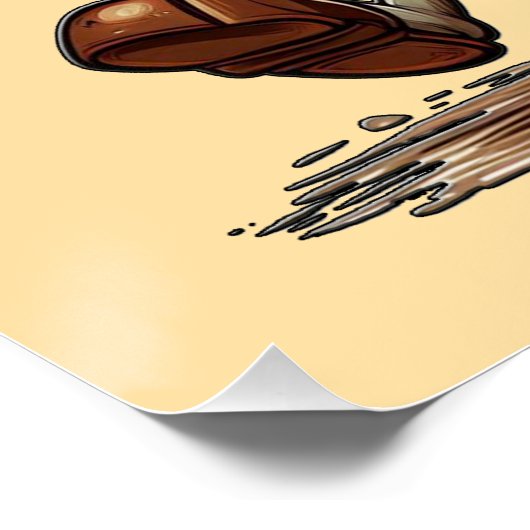 Oh, Mule Glossy Poster (Ecke)