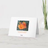 OH, Muttertagskarte Orange Karte (Rückseite)