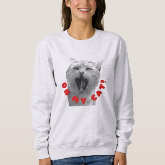 OH MY CAT! SWEATSHIRT (Vorderseite)