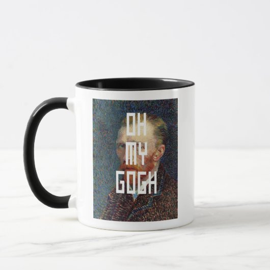 Oh My Gogh Funny Vincent Van Gogh Meme Tasse (Links)