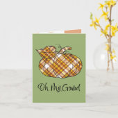 Oh My Gourd Karte (Gelbe Blume)