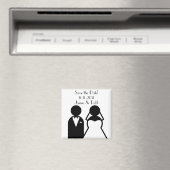 OH NEIN? Braut und Bräuche Save the Date Magnet (In Situ (Geschirrspüler))