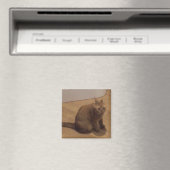 Oh nein Cringe-Katzen-Meme Magnet (In Situ (Geschirrspüler))