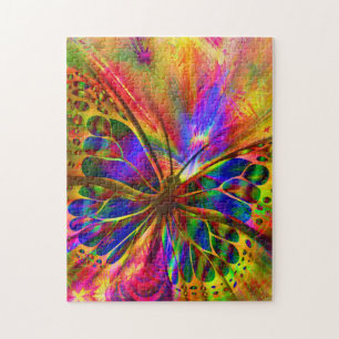 Oh, nein! Der Schmetterling ist gefangen!! Warte. Puzzle