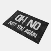 Oh nein, du hast kein gotisches Muster mehr Fußmatte (Schrägansicht)