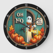 Oh nein, du nicht wieder Geist Große Wanduhr (Vorderseite)