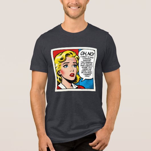 Oh Nein Female - Unisex Tri-Blend Shirt (Vorderseite)