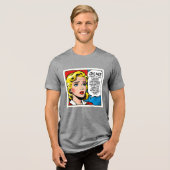 Oh Nein Female - Unisex -  Tri-Blend Shirt (Vorderseite voll)