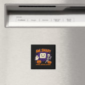 Oh nein, gruseliger Geist Skelett Kürbis Fehler Magnet (In Situ (Geschirrspüler))