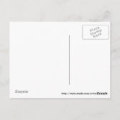 Oh nein, ich habe Ihre Geburtstagskarte vergessen Postkarte (Rückseite)