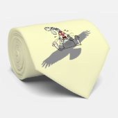 Oh nein! Kaninchen-Cartoon Krawatte (Gerollt)