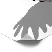 Oh nein! Kaninchen-Cartoon Poster (Ecke)