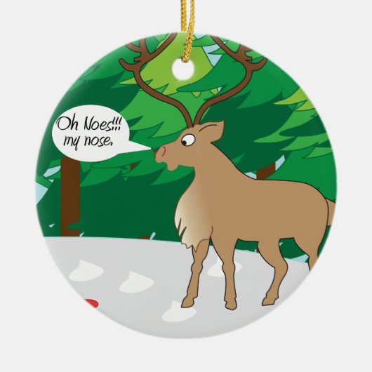 oh nein meine Nasenverzierung Keramik Ornament (Vorne)