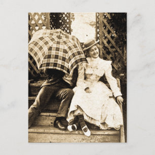 Oh nein, nein! (Sepia) Postkarte